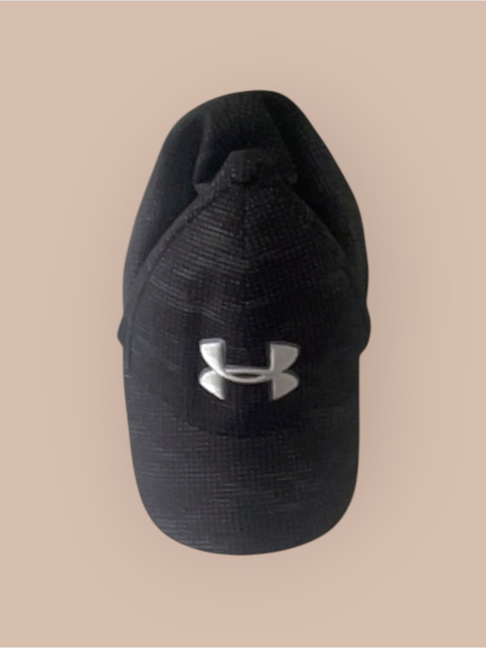 Under Armour Black Hat with Silver Logo